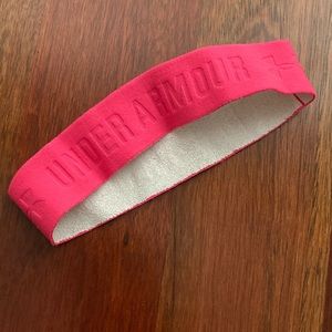 Under Armour Pink Grip Headband